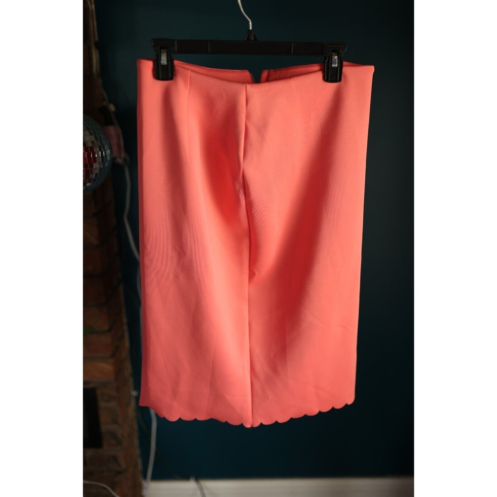 Worthington Women's Skirt Side Slit Pencil Amanda Coral size 8P NWT